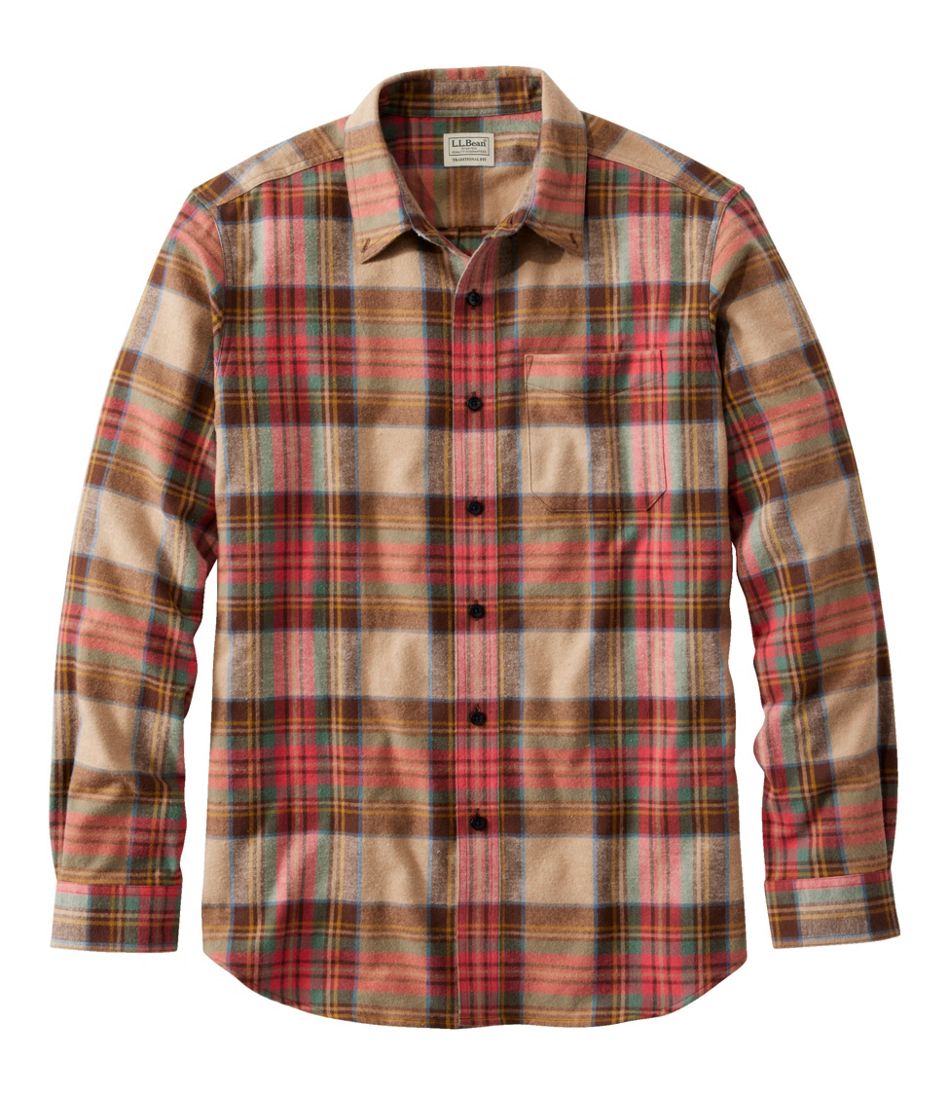 Men's Scotch Plaid Flannel Shirt, Traditional Fit | L.L.Bean for sale