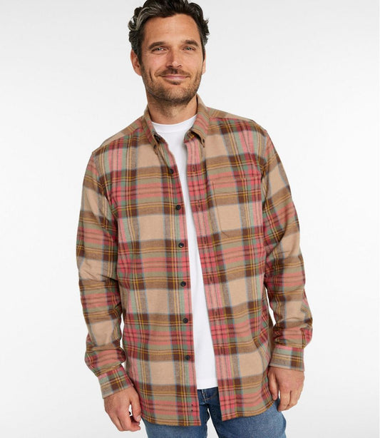Men's Scotch Plaid Flannel Shirt, Traditional Fit | L.L.Bean for sale