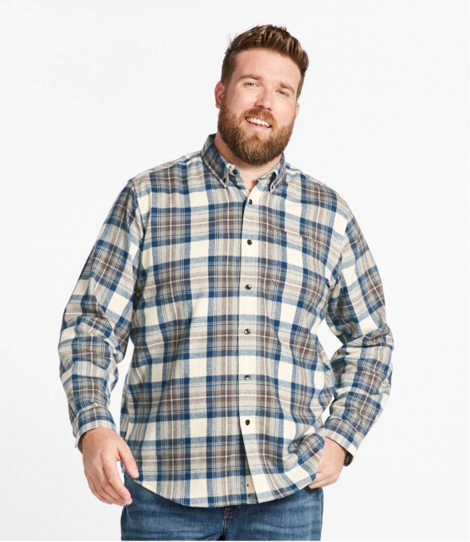Men's Scotch Plaid Flannel Shirt, Traditional Fit | L.L.Bean for sale