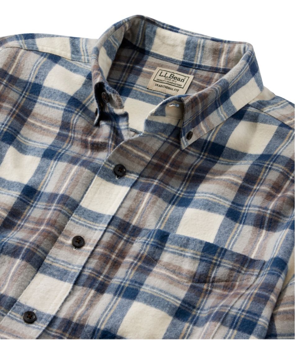 Men's Scotch Plaid Flannel Shirt, Traditional Fit | L.L.Bean for sale