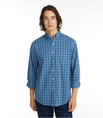 Men's Wrinkle-Free Kennebunk Sport Shirt, Traditional Fit Check | L.L.Bean on sale