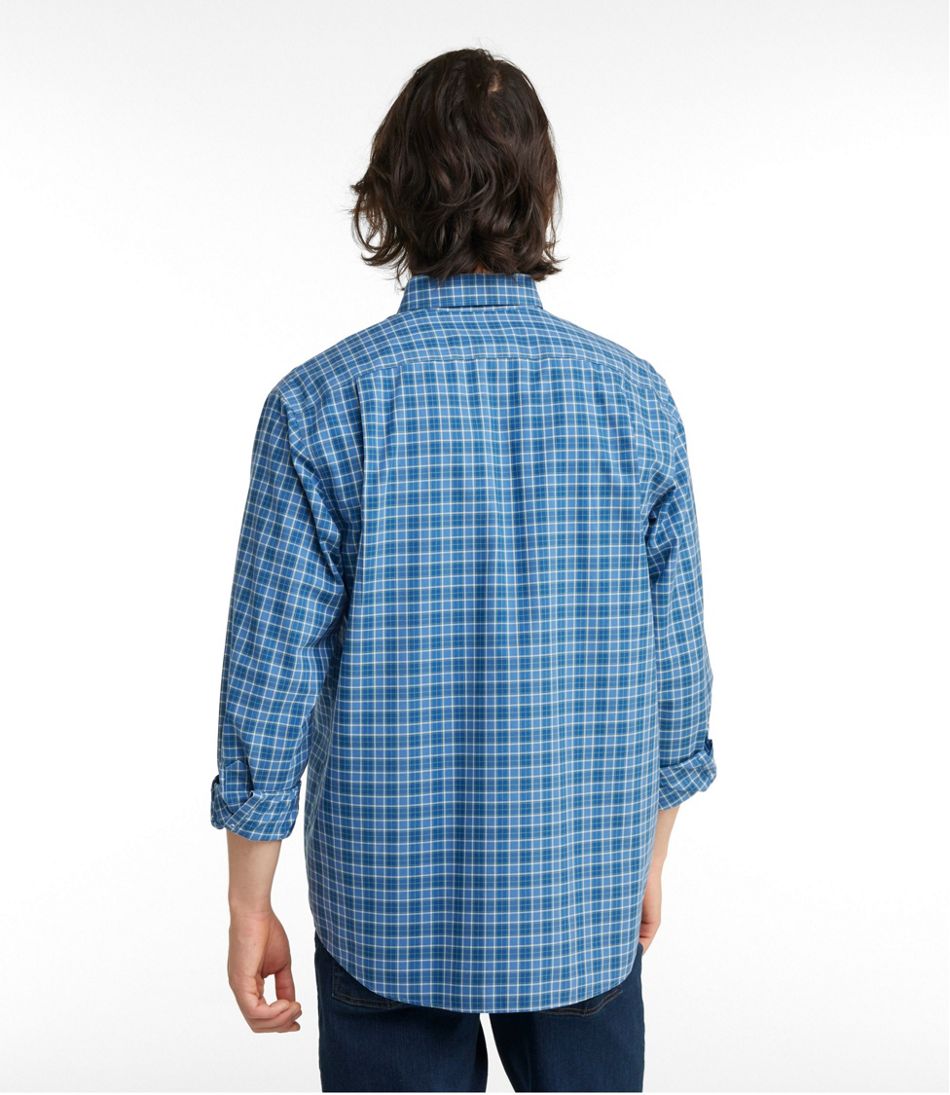 Men's Wrinkle-Free Kennebunk Sport Shirt, Traditional Fit Check | L.L.Bean on sale