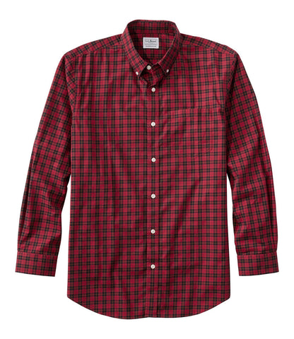 Men's Wrinkle-Free Kennebunk Sport Shirt, Traditional Fit Check | L.L.Bean on sale - US 5838