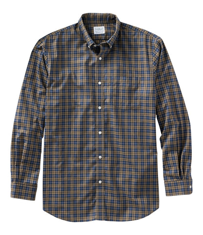 Men's Wrinkle-Free Kennebunk Sport Shirt, Traditional Fit Check | L.L.Bean on sale - US 5838