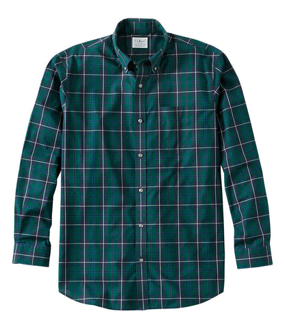 Men's Wrinkle-Free Kennebunk Sport Shirt, Traditional Fit Check | L.L.Bean on sale - US 5838