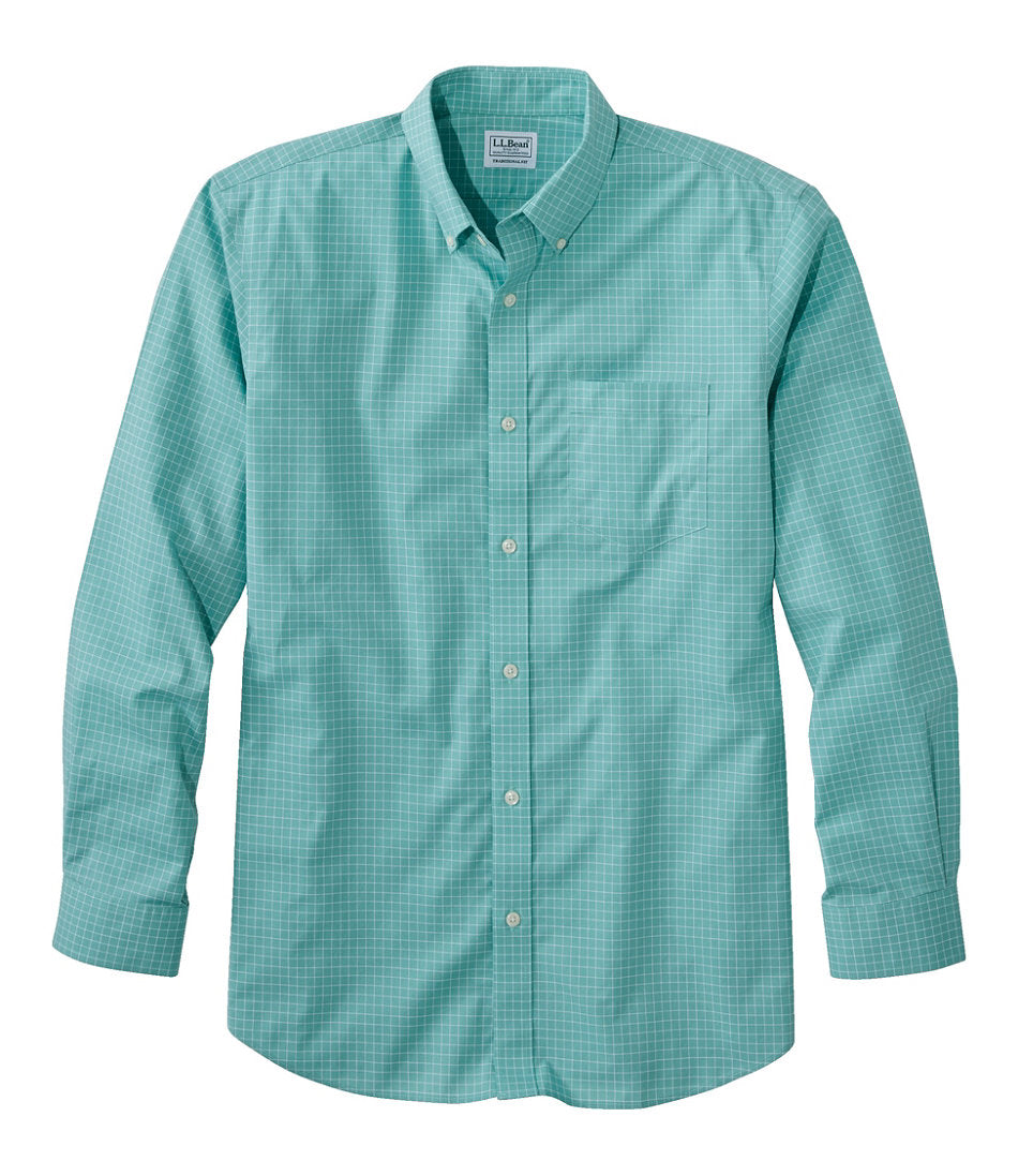 Men's Wrinkle-Free Kennebunk Sport Shirt, Traditional Fit Check | L.L.Bean on sale - US 5838