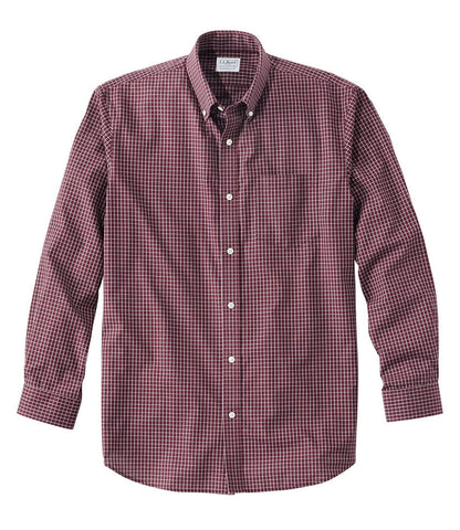 Men's Wrinkle-Free Kennebunk Sport Shirt, Traditional Fit Check | L.L.Bean on sale - US 5838