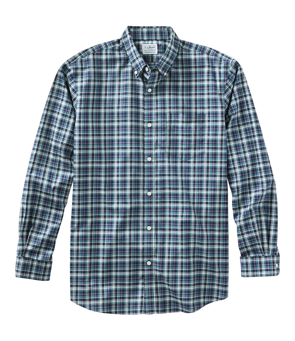 Men's Wrinkle-Free Kennebunk Sport Shirt, Traditional Fit Check | L.L.Bean on sale - US 5838