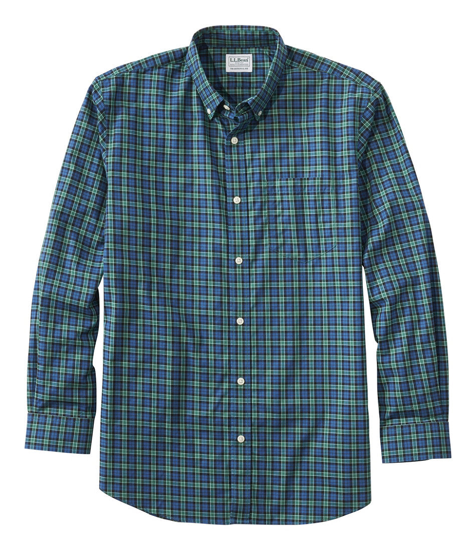 Men's Wrinkle-Free Kennebunk Sport Shirt, Traditional Fit Check | L.L.Bean on sale - US 5838