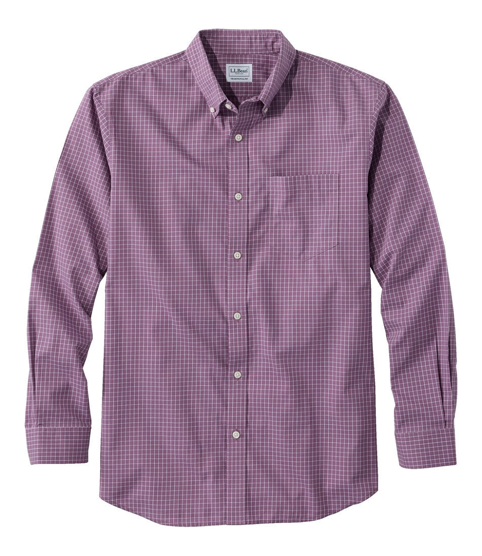 Men's Wrinkle-Free Kennebunk Sport Shirt, Traditional Fit Check | L.L.Bean on sale - US 5838