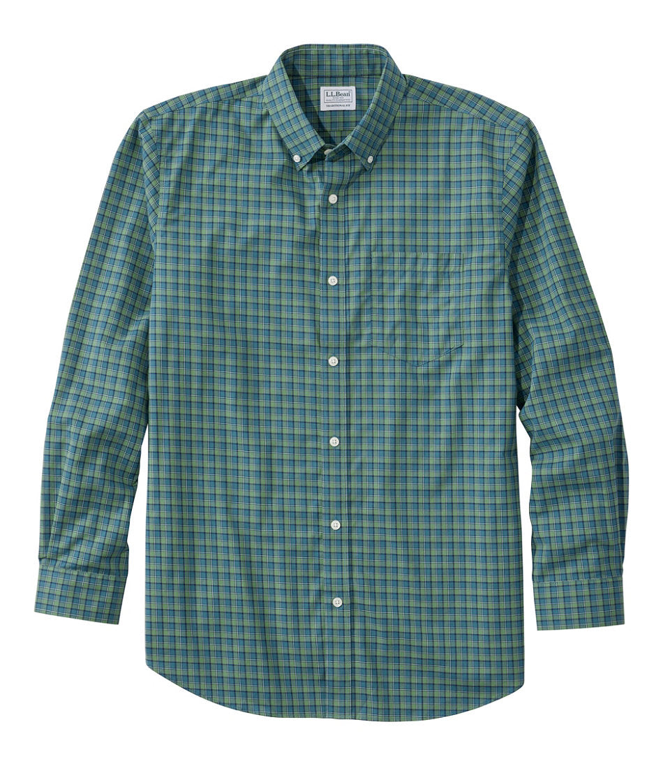 Men's Wrinkle-Free Kennebunk Sport Shirt, Traditional Fit Check | L.L.Bean on sale - US 5838