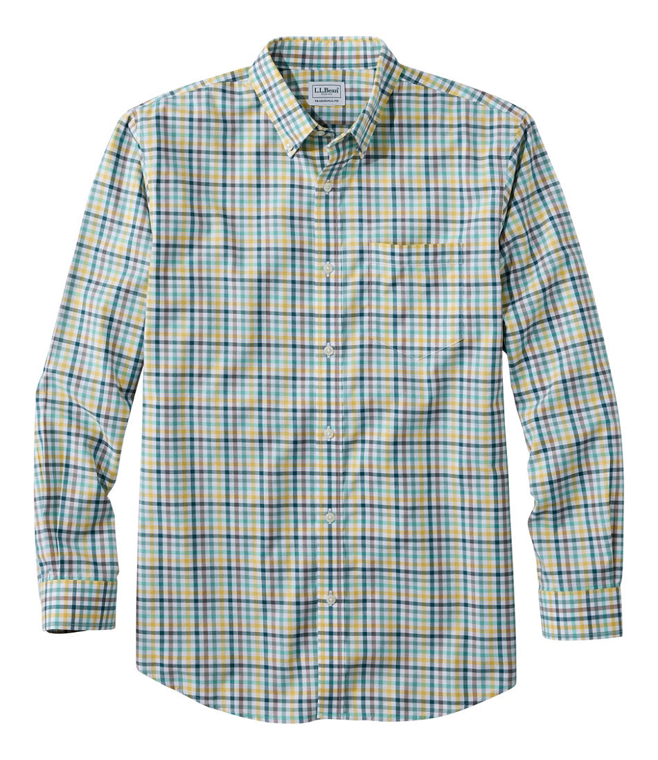 Men's Wrinkle-Free Kennebunk Sport Shirt, Traditional Fit Check | L.L.Bean on sale - US 5838