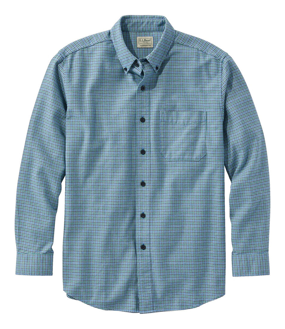 Men's Wicked Good Flannel Shirt, Traditional Fit, Houndstooth | L.L.Bean near me - US 6464