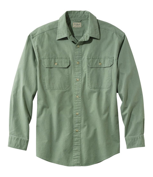 Men's Sunwashed Canvas Shirt, Traditional Fit | L.L.Bean discount