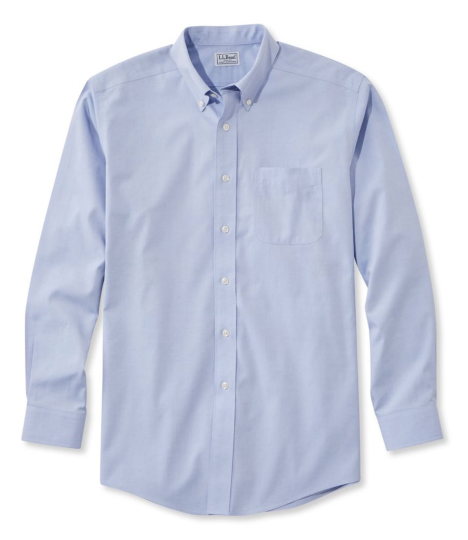 Men's Wrinkle-Free Pinpoint Oxford Cloth Shirt, Traditional Fit | L.L.Bean sale