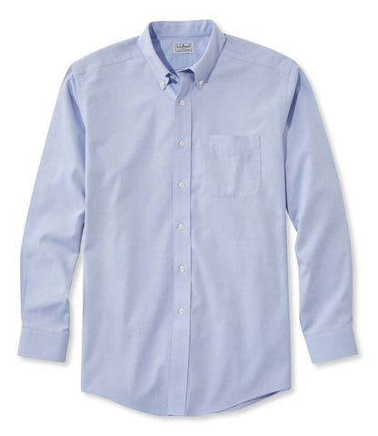 Men's Wrinkle-Free Pinpoint Oxford Cloth Shirt, Traditional Fit | L.L.Bean sale