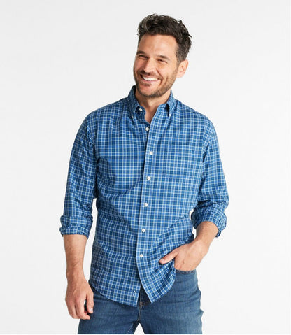 Men's Wrinkle-Free Kennebunk Sport Shirt, Slightly Fitted Check | L.L.Bean for sale