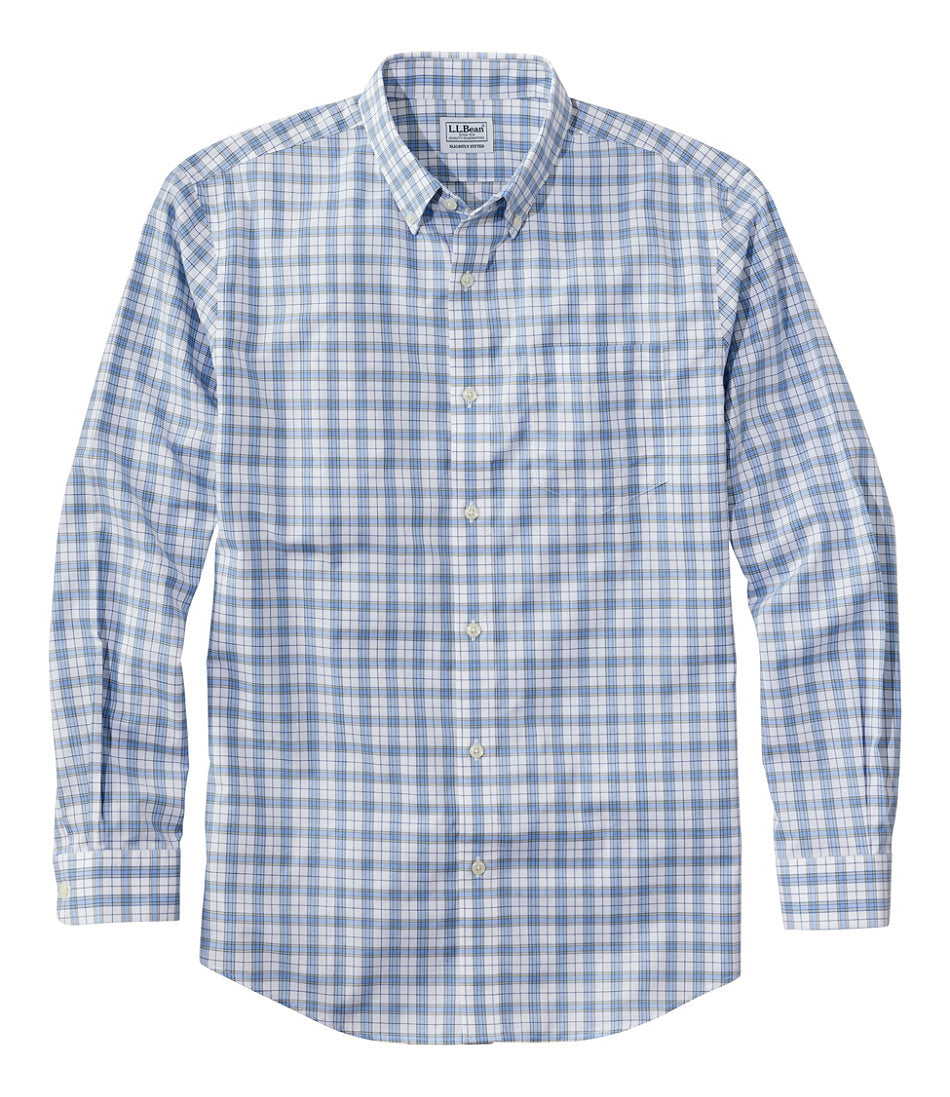Men's Wrinkle-Free Kennebunk Sport Shirt, Slightly Fitted Check | L.L.Bean for sale - US 2692