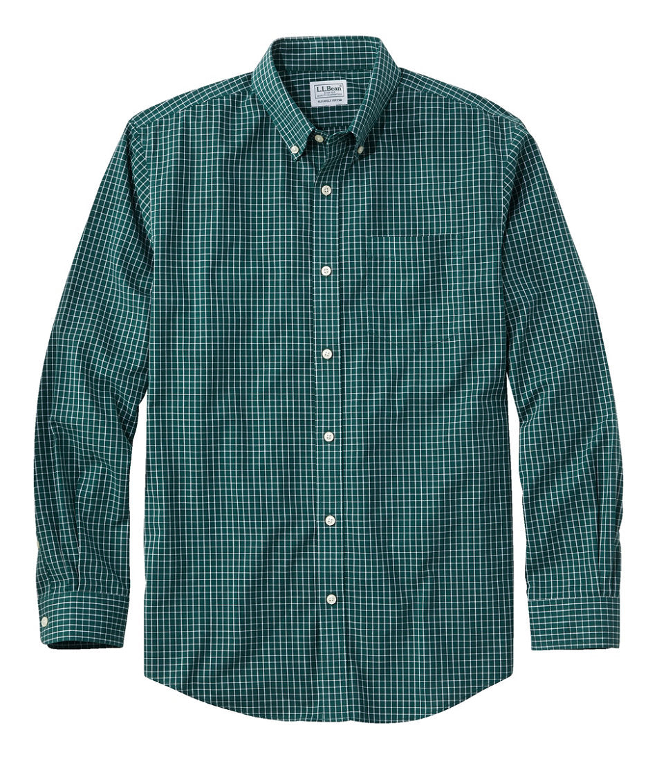 Men's Wrinkle-Free Kennebunk Sport Shirt, Slightly Fitted Check | L.L.Bean for sale - US 2692