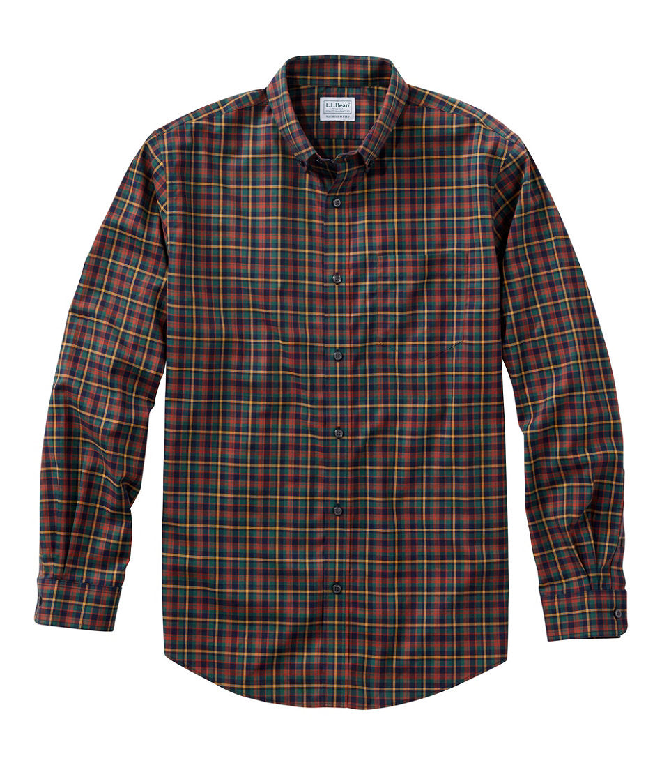 Men's Wrinkle-Free Kennebunk Sport Shirt, Slightly Fitted Check | L.L.Bean for sale - US 2692