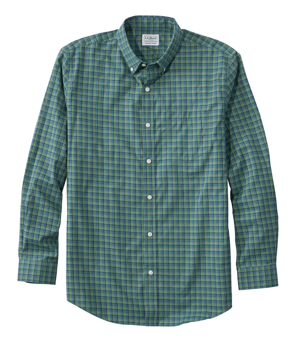 Men's Wrinkle-Free Kennebunk Sport Shirt, Slightly Fitted Check | L.L.Bean for sale - US 2692