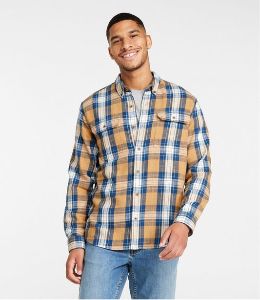 Men's 1912 Field Flannel Shirt, Slightly Fitted Untucked Fit, Plaid | L.L.Bean on sale