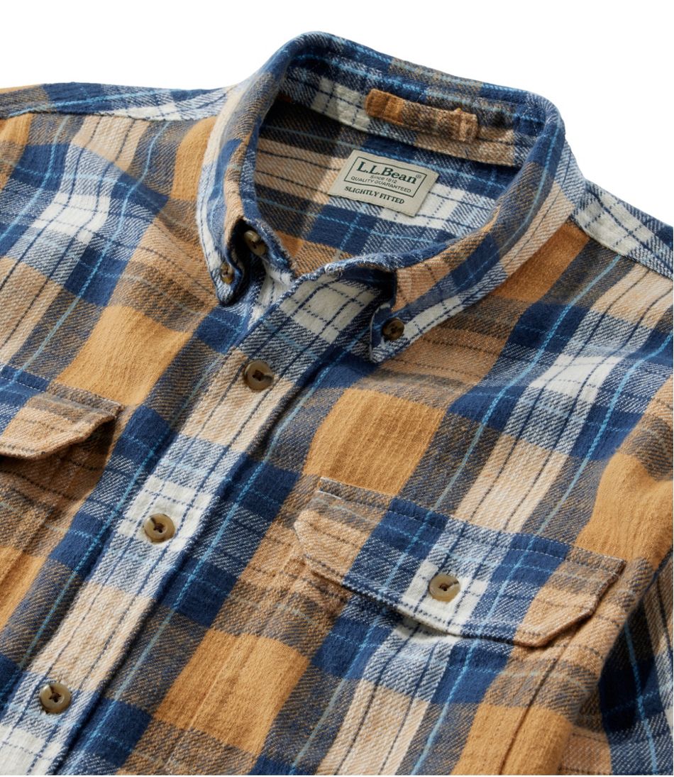 Men's 1912 Field Flannel Shirt, Slightly Fitted Untucked Fit, Plaid | L.L.Bean on sale