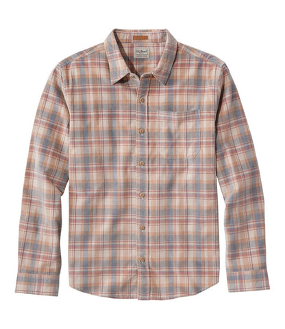 Men's Sunwashed Corduroy Shirt, Slightly Fitted Untucked Fit, Plaid | L.L.Bean discount