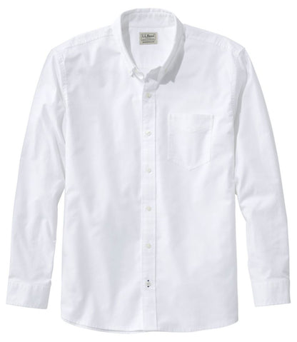 Men's Comfort Stretch® Oxford Shirt, Traditional Untucked Fit | L.L.Bean outlet