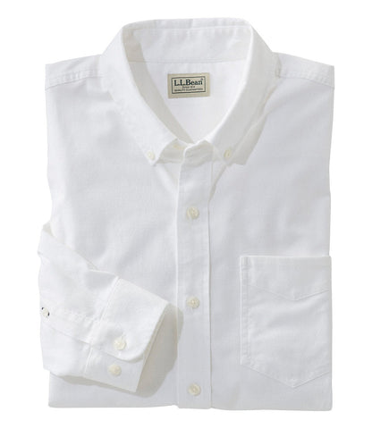 Men's Comfort Stretch® Oxford Shirt, Traditional Untucked Fit | L.L.Bean outlet - US 5374