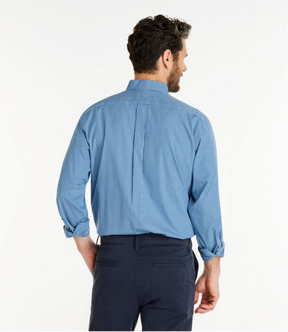 Men's Wrinkle-Free Pinpoint Oxford Cloth Shirt, Traditional Fit Tattersall | L.L.Bean sale
