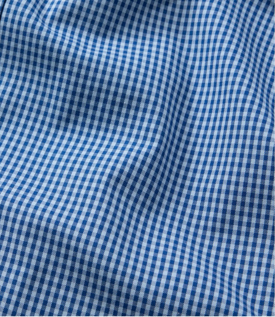 Men's Wrinkle-Free Pinpoint Oxford Cloth Shirt, Traditional Fit Tattersall | L.L.Bean sale