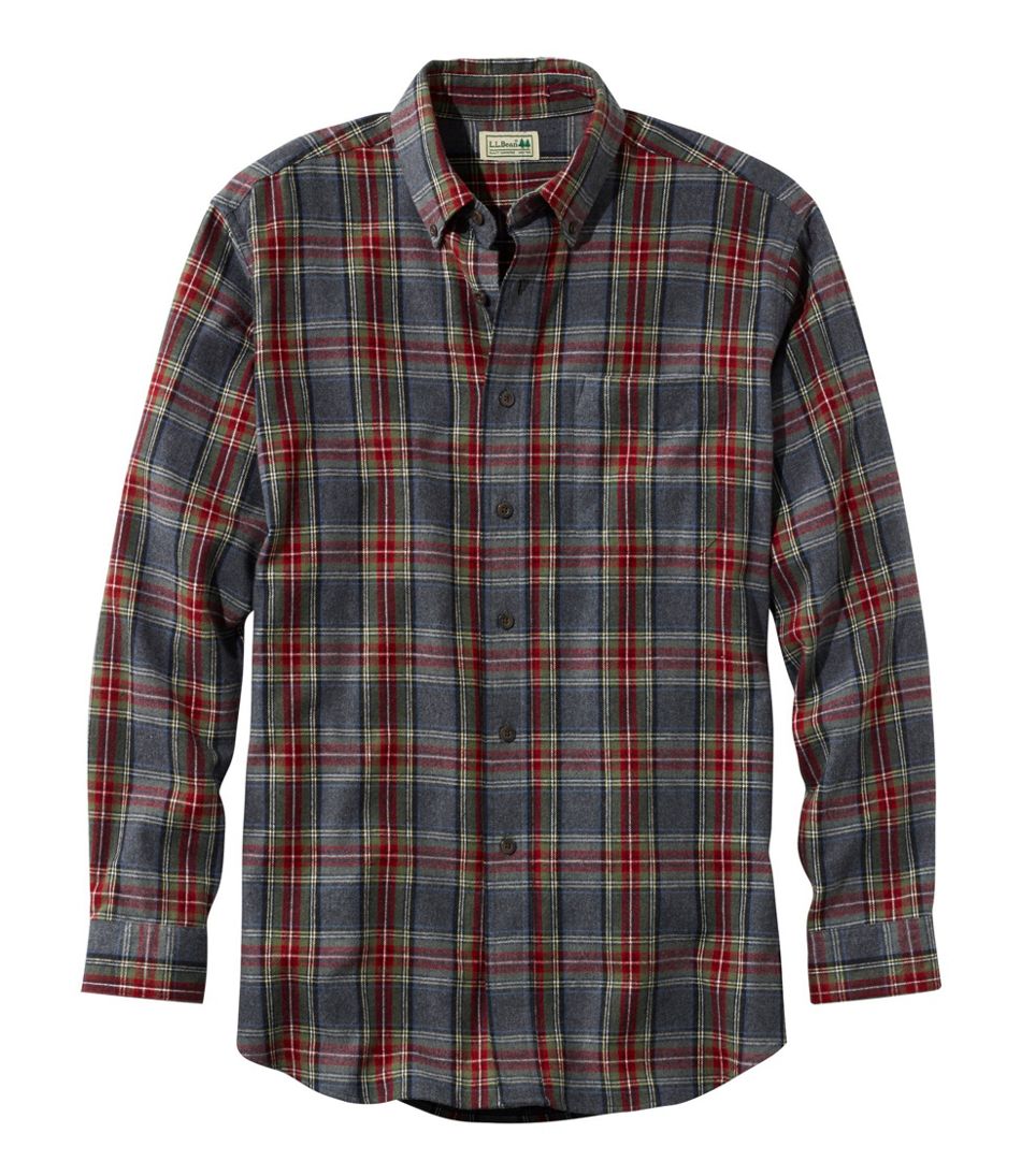 Men's Scotch Plaid Flannel Shirt, Slim Fit | L.L.Bean for sale