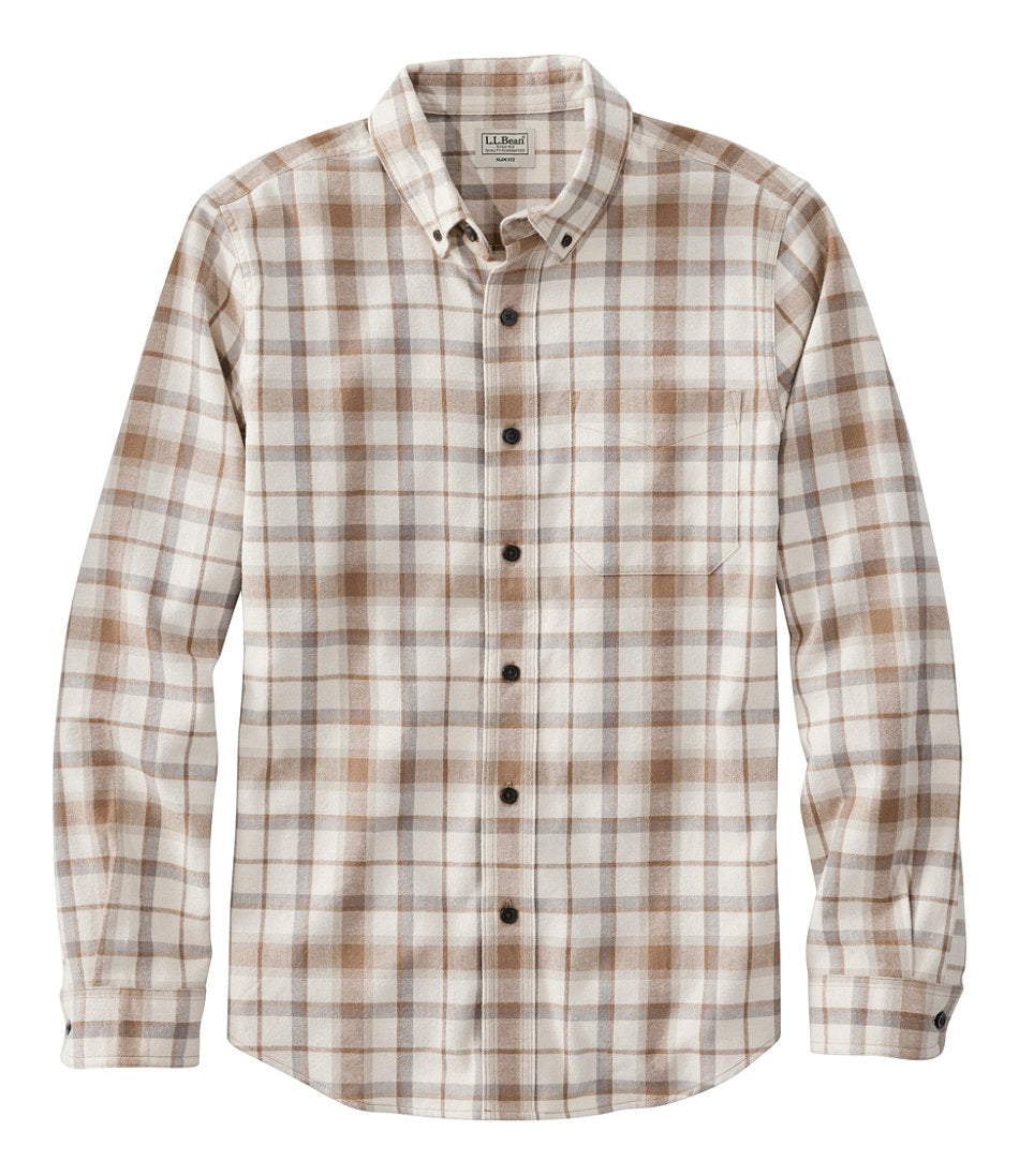 Men's Scotch Plaid Flannel Shirt, Slim Fit | L.L.Bean for sale - US 8303