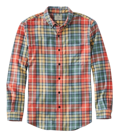 Men's Scotch Plaid Flannel Shirt, Slim Fit | L.L.Bean for sale - US 8303