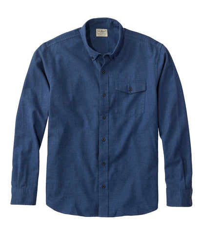 Men's Brushed Jaspé Twill Shirt, Traditional Untucked Fit | L.L.Bean on sale - US 9864