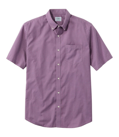 Men's Wrinkle-Free Kennebunk Sport Shirt, Traditional Fit Short-Sleeve Check | L.L.Bean discount