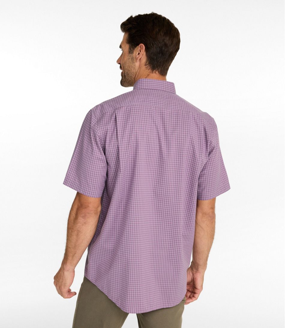 Men's Wrinkle-Free Kennebunk Sport Shirt, Traditional Fit Short-Sleeve Check | L.L.Bean discount