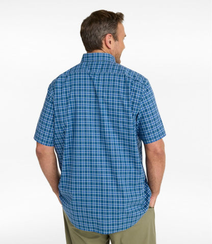 Men's Wrinkle-Free Kennebunk Sport Shirt, Traditional Fit Short-Sleeve Check | L.L.Bean discount
