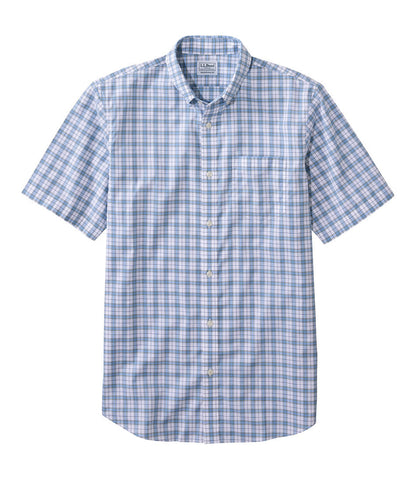 Men's Wrinkle-Free Kennebunk Sport Shirt, Traditional Fit Short-Sleeve Check | L.L.Bean discount - US 2423