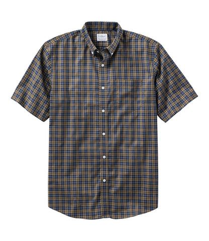 Men's Wrinkle-Free Kennebunk Sport Shirt, Traditional Fit Short-Sleeve Check | L.L.Bean discount - US 2423