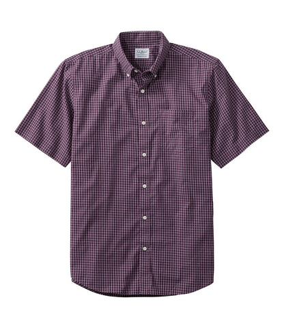 Men's Wrinkle-Free Kennebunk Sport Shirt, Traditional Fit Short-Sleeve Check | L.L.Bean discount - US 2423