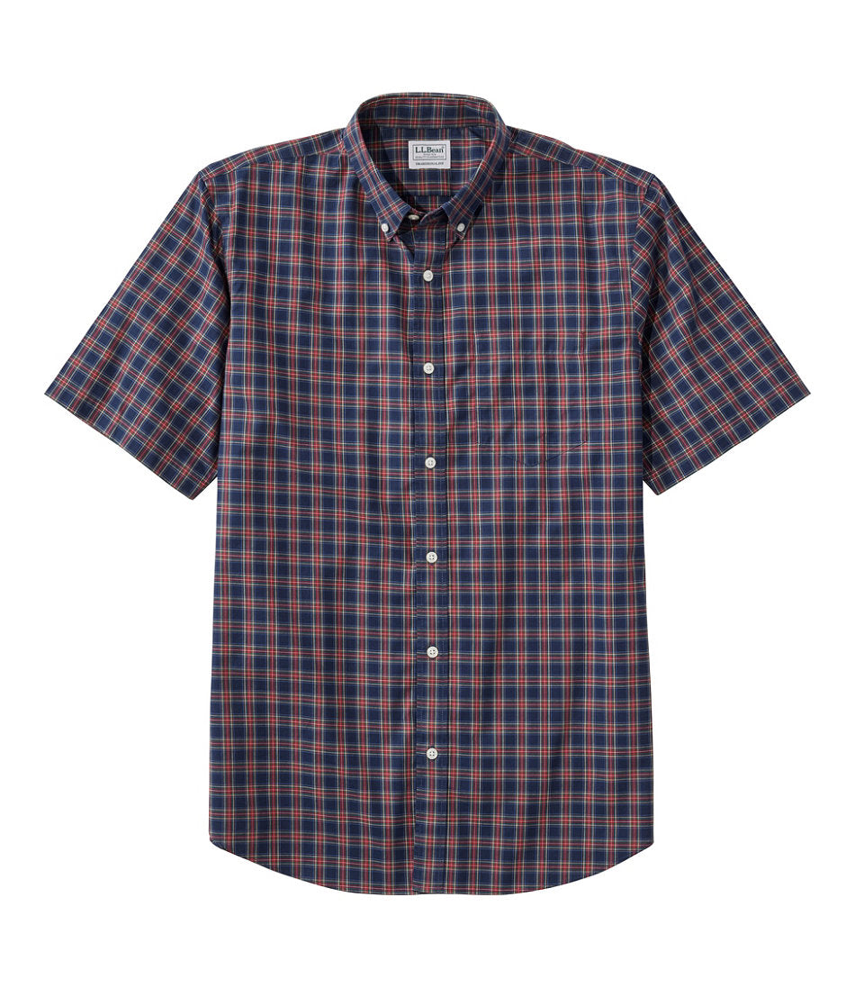 Men's Wrinkle-Free Kennebunk Sport Shirt, Traditional Fit Short-Sleeve Check | L.L.Bean discount - US 2423
