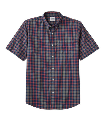 Men's Wrinkle-Free Kennebunk Sport Shirt, Traditional Fit Short-Sleeve Check | L.L.Bean discount - US 2423