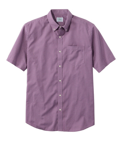 Men's Wrinkle-Free Kennebunk Sport Shirt, Traditional Fit Short-Sleeve Check | L.L.Bean discount - US 2423