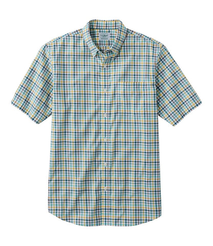 Men's Wrinkle-Free Kennebunk Sport Shirt, Traditional Fit Short-Sleeve Check | L.L.Bean discount - US 2423