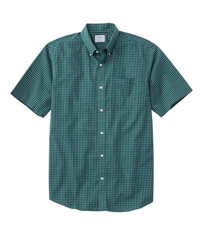 Men's Wrinkle-Free Kennebunk Sport Shirt, Traditional Fit Short-Sleeve Check | L.L.Bean discount - US 2423
