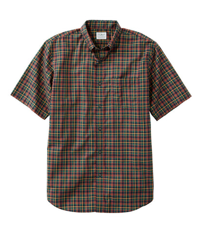 Men's Wrinkle-Free Kennebunk Sport Shirt, Traditional Fit Short-Sleeve Check | L.L.Bean discount - US 2423