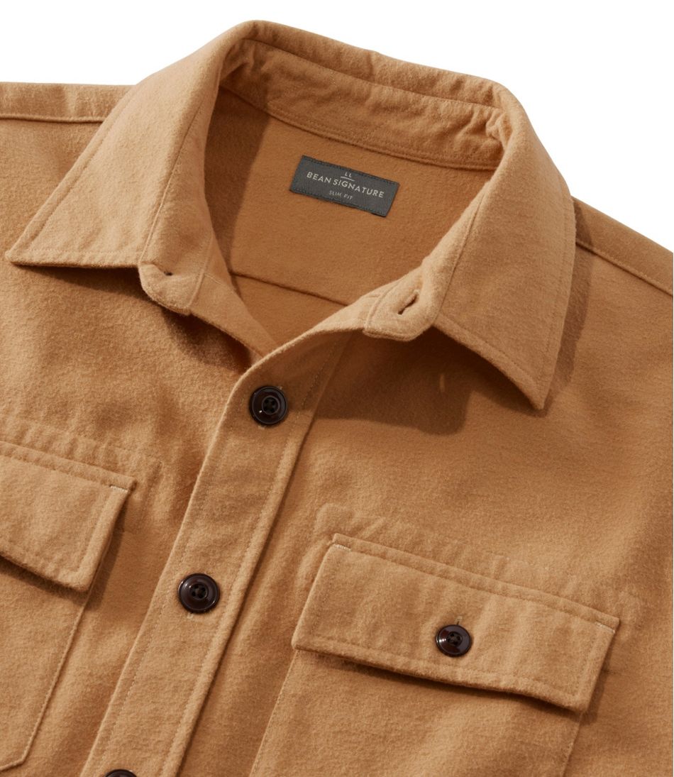 Men's Signature 1933 Chamois Cloth Shirt, Slim Fit | L.L.Bean online