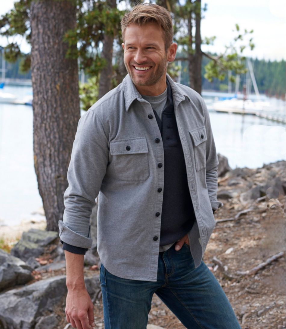 Men's Signature 1933 Chamois Cloth Shirt, Slim Fit | L.L.Bean online